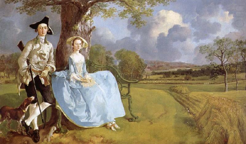 Thomas Gainsborough Mr. and Mr.s Andrews oil painting picture